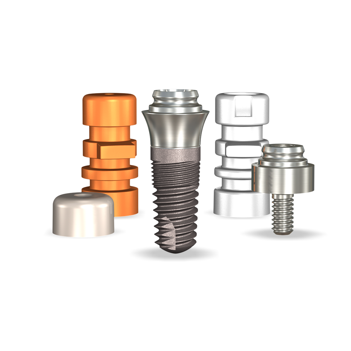 ScrewIndirect 3.7mmDx8mmL SBM: 5.0mmD Platform Dental Implant System - 1/Pack