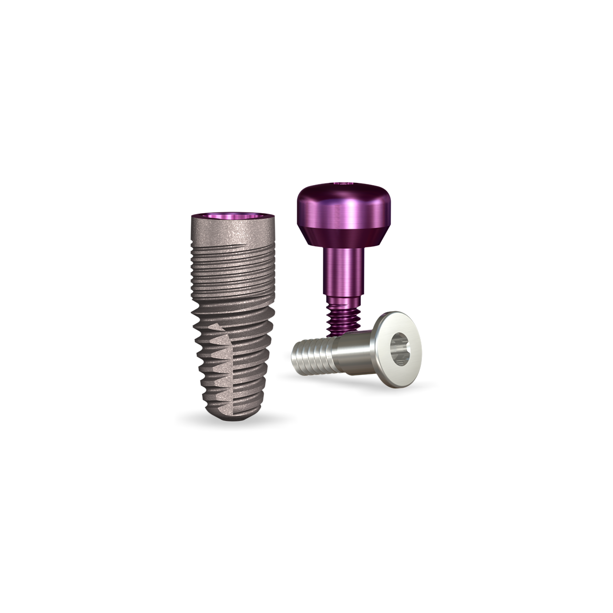 simplyRePlant 3.5mmDx8mmL SBM: 3.5mmD Platform Dental Implant System - 1/Pack
