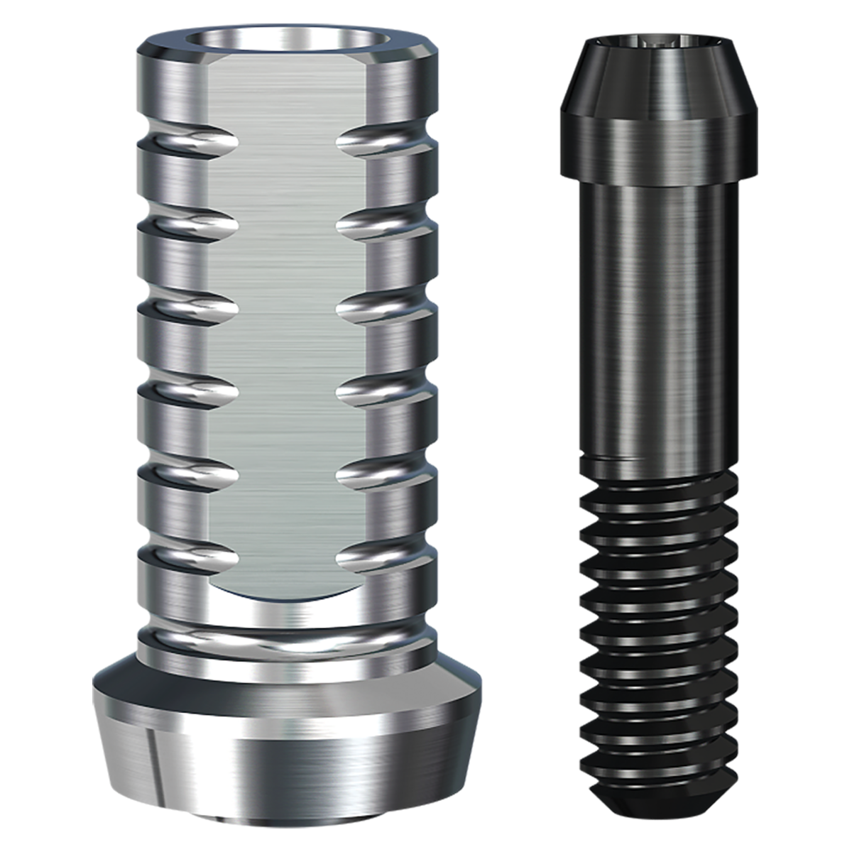 RePlant Titanium Non-Engaging Temporary Abutment (4.3mmD Platform) - 1/Box