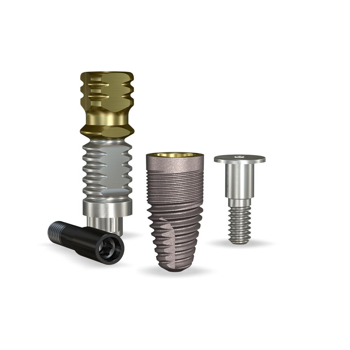 RePlant 4.3mmDx8mmL SBM: 4.3mmD Platform Implant Dental System - 1/Pack