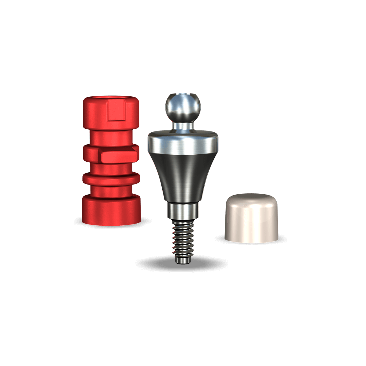 Simply Iconic™ / InterActive™ Ball Abutment (3.0mmD Platform x 4mmL Collar Height)