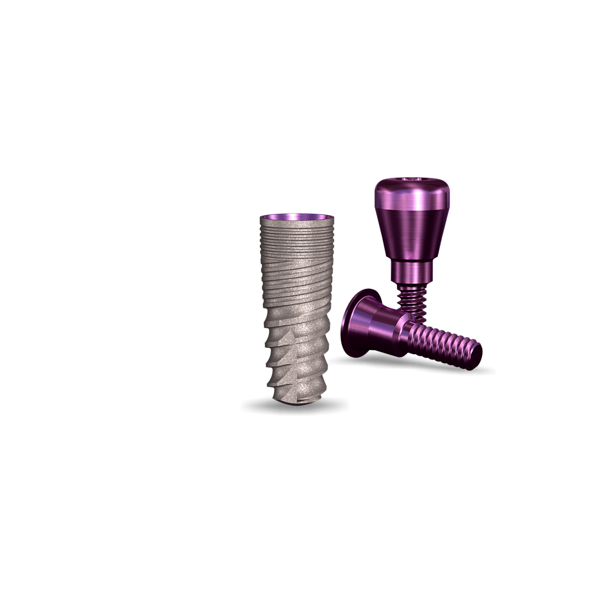 simplyInterActive 3.2mmDx8mmL SBM: 3.0mmD Platform Dental Implant System - 1/Pack