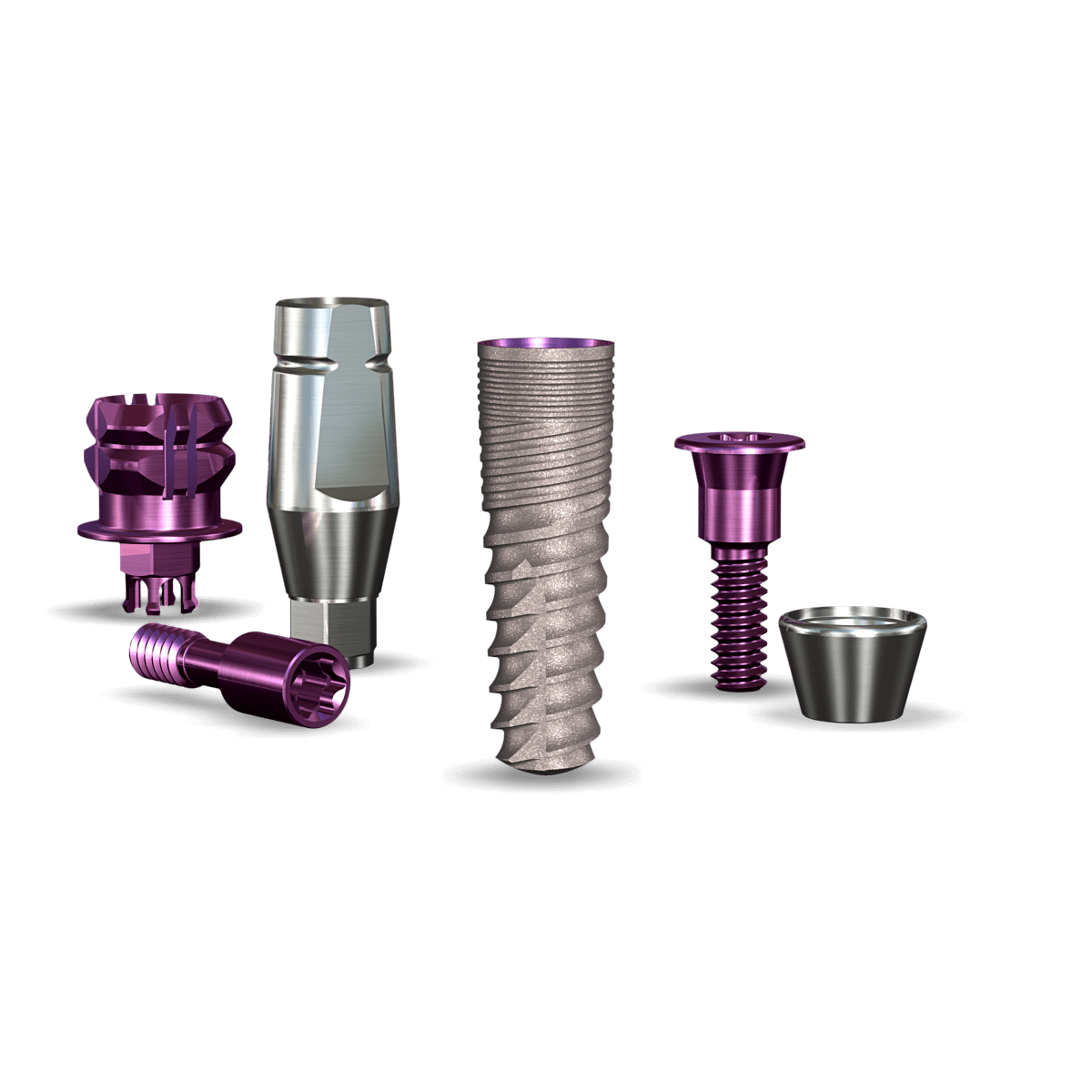 InterActive 3.2mmDx10mmL SBM: 3.0mmD Platform Dental Implant System - 1/Pack