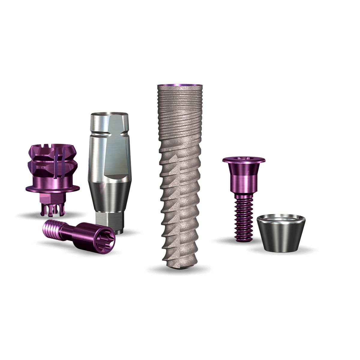InterActive 3.2mmDx13mmL SBM: 3.0mmD Platform Dental Implant System - 1/Pack