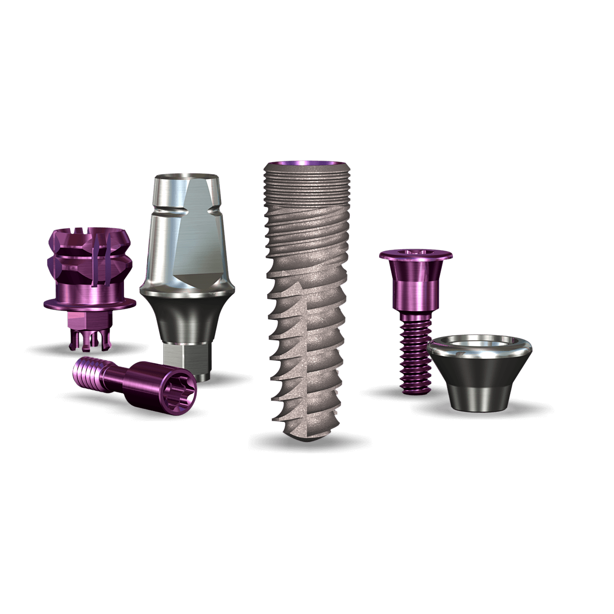 InterActive 3.7mmDx11.5mmL SBM: 3.0mmD Platform Dental Implant System - 1/Pack