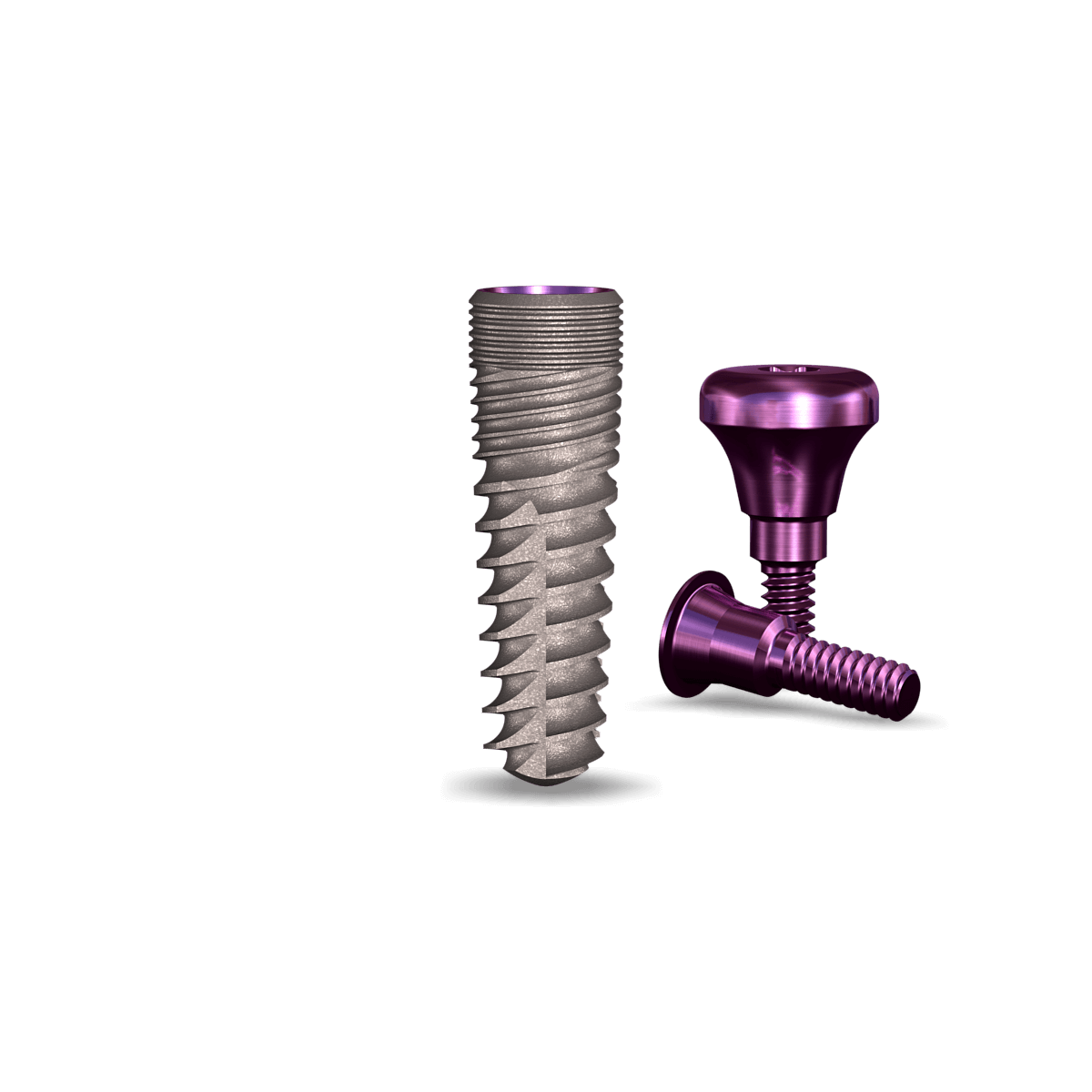 simplyInterActive 3.7mmDx11.5mmL SBM: 3.0mmD Platform Dental Implant System - 1/Pack
