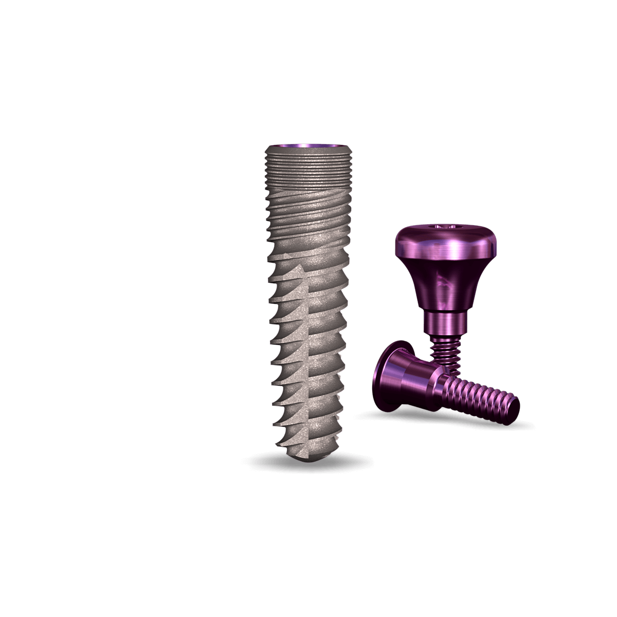 simplyInterActive 3.7mmDx13mmL SBM: 3.0mmD Platform Dental Implant System - 1/Pack