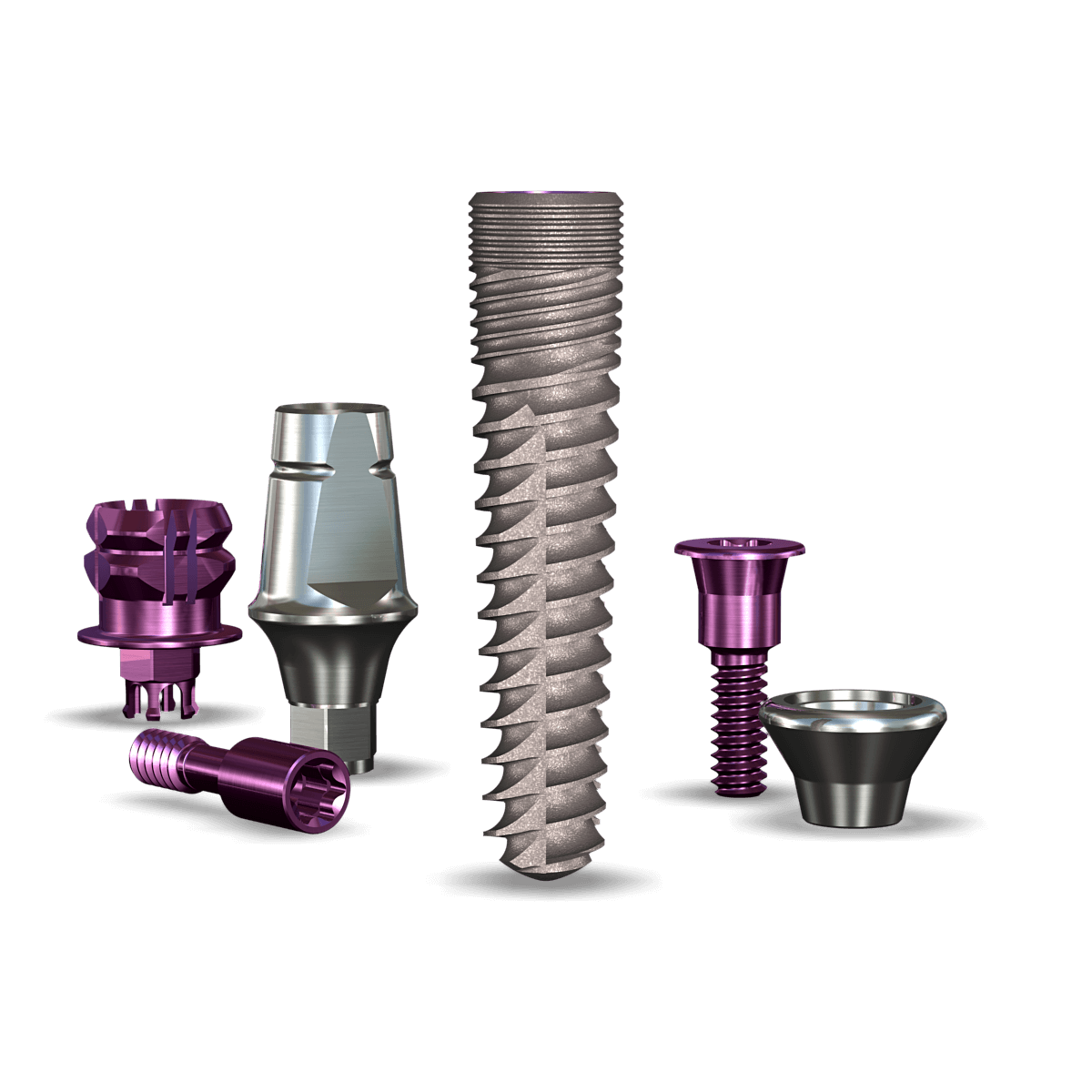 InterActive 3.7mmDx16mmL SBM: 3.0mmD Platform Dental Implant System - 1/Pack