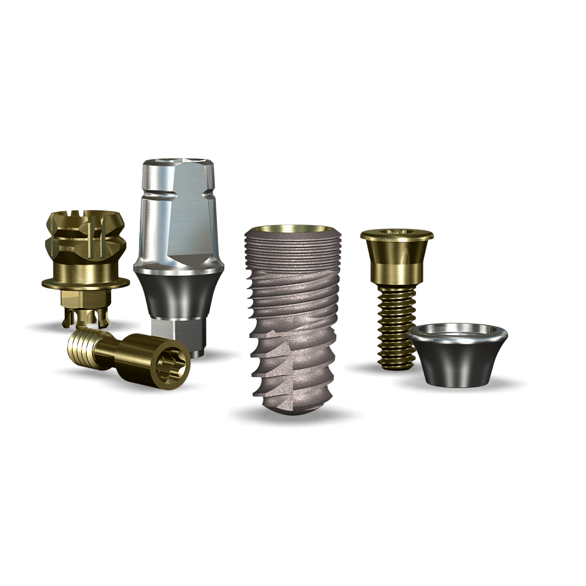 InterActive 4.3mmDx8mmL SBM: 3.4mmD Platform Dental Implant System - 1/Pack