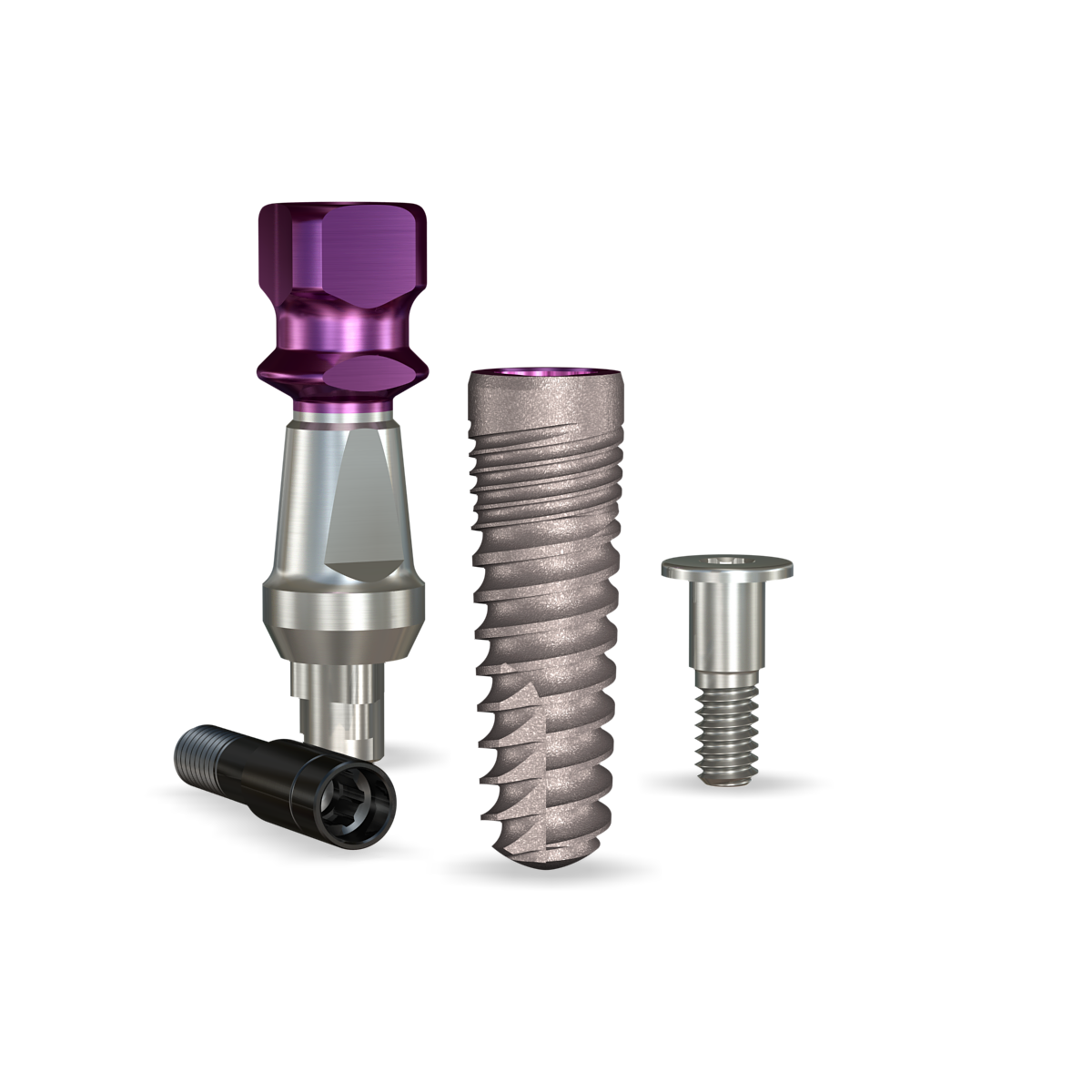 ReActive 3.7mmDx11.5mmL SBM: 3.5mmD Platform Dental Implant System - 1/Pack