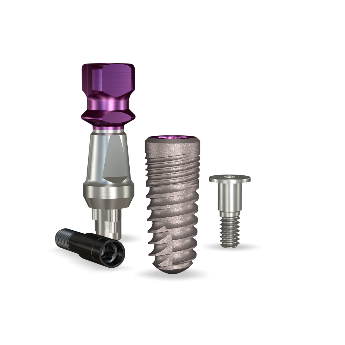 ReActive 4.2mmDx10mmL SBM: 3.5mmD Platform Dental Implant System - 1/Pack