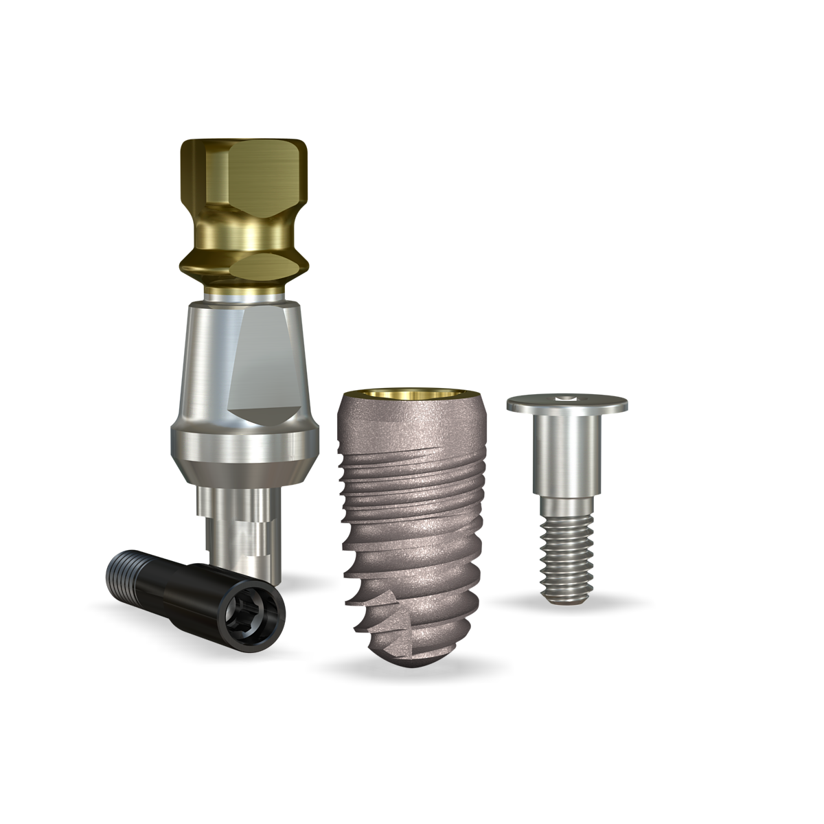 ReActive 4.7mmDx8mmL SBM: 4.3mmD Platform Dental Implant System - 1/Pack