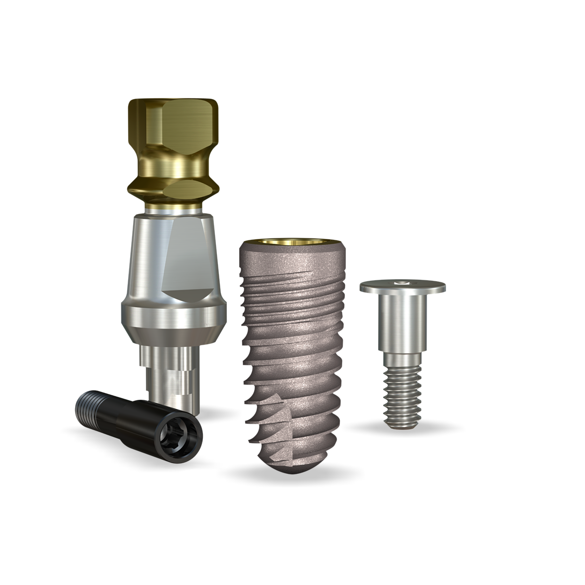 ReActive 4.7mmDx10mmL SBM: 4.3mmD Platform Dental Implant System - 1/Pack