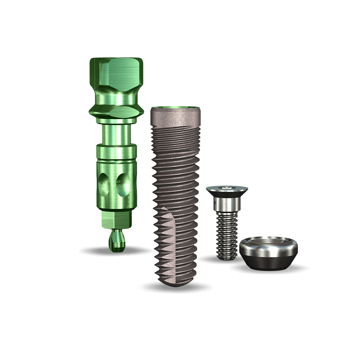 Legacy1™ 3.7mmDx13mmL SBM: 3.5mmD Platform Dental Implant System - 1/Pack