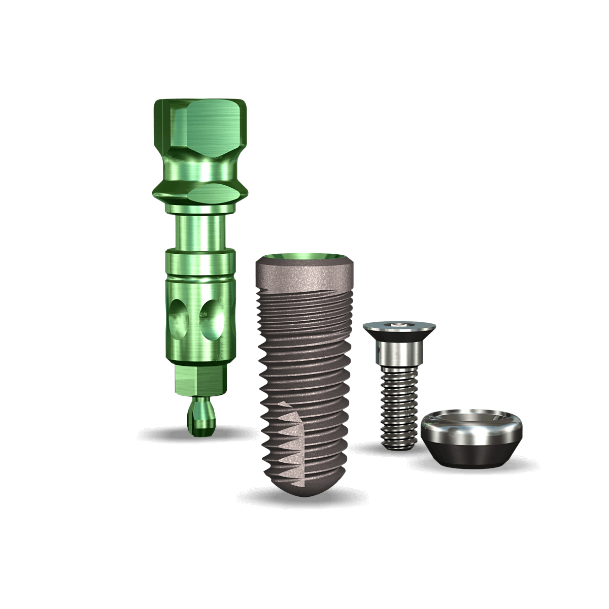 Legacy1™ 4.2mmDx10mmL SBM: 3.5mmD Platform Dental Implant System - 1/Pack