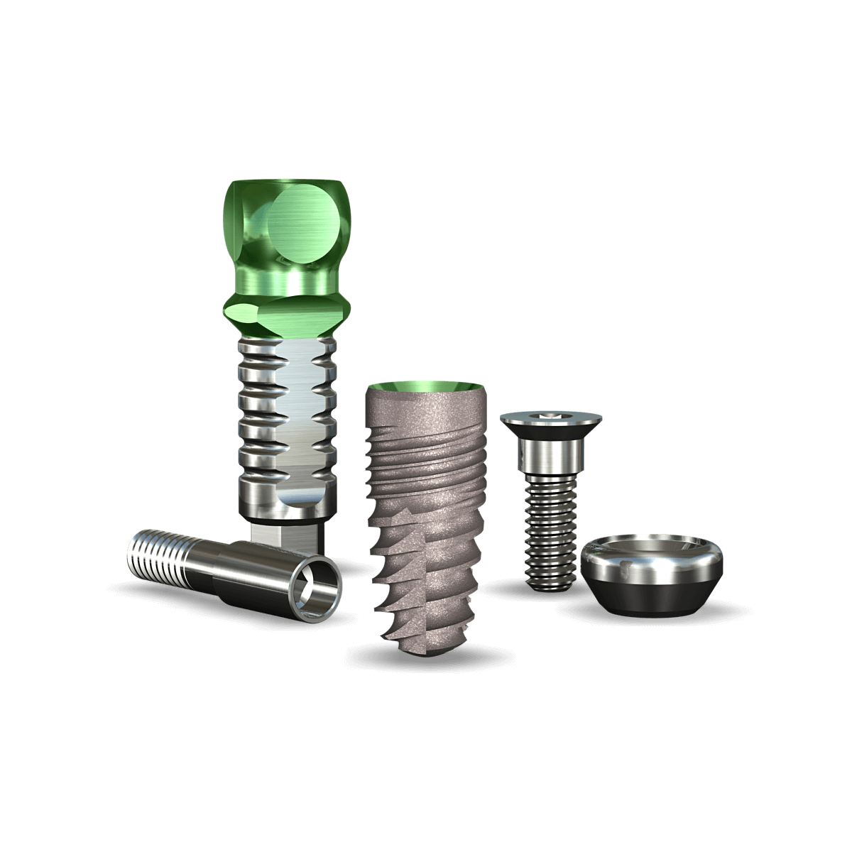 Legacy2™ 3.7mmDx8mmL SBM: 3.5mmD Platform Dental Implant System - 1/Pack