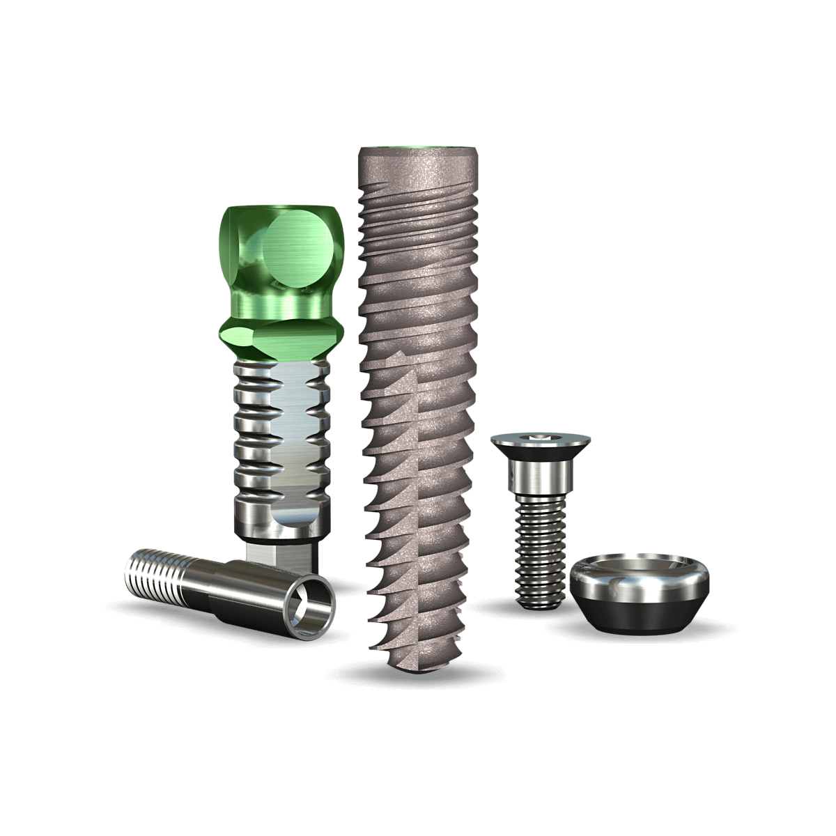 Legacy2™ 3.7mmDx16mmL SBM: 3.5mmD Platform Dental Implant System - 1/Pack