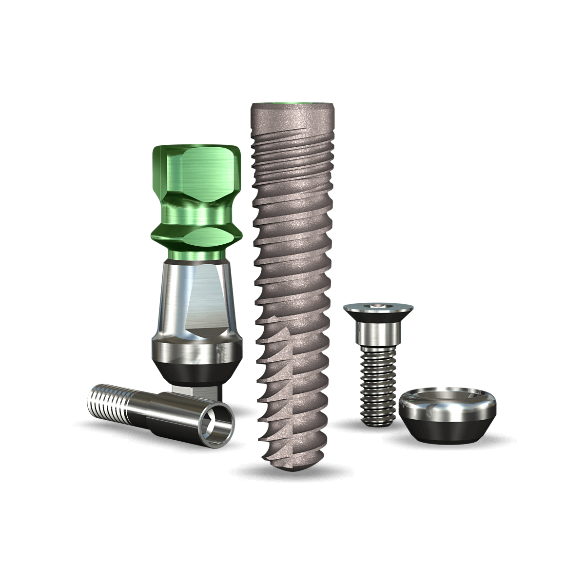 Legacy3™ 3.7mmDx16mmL SBM: 3.5mmD Platform Dental Implant System - 1/Pack