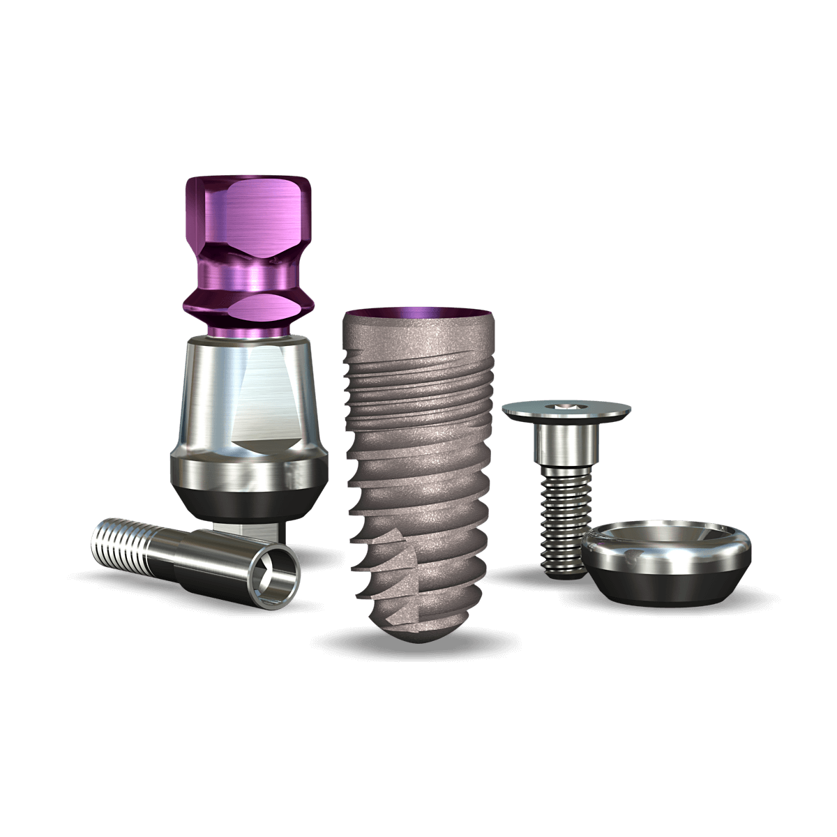 Legacy3™ 4.7mmDx10mmL SBM: 4.5mmD Platform Dental Implant System - 1/Pack