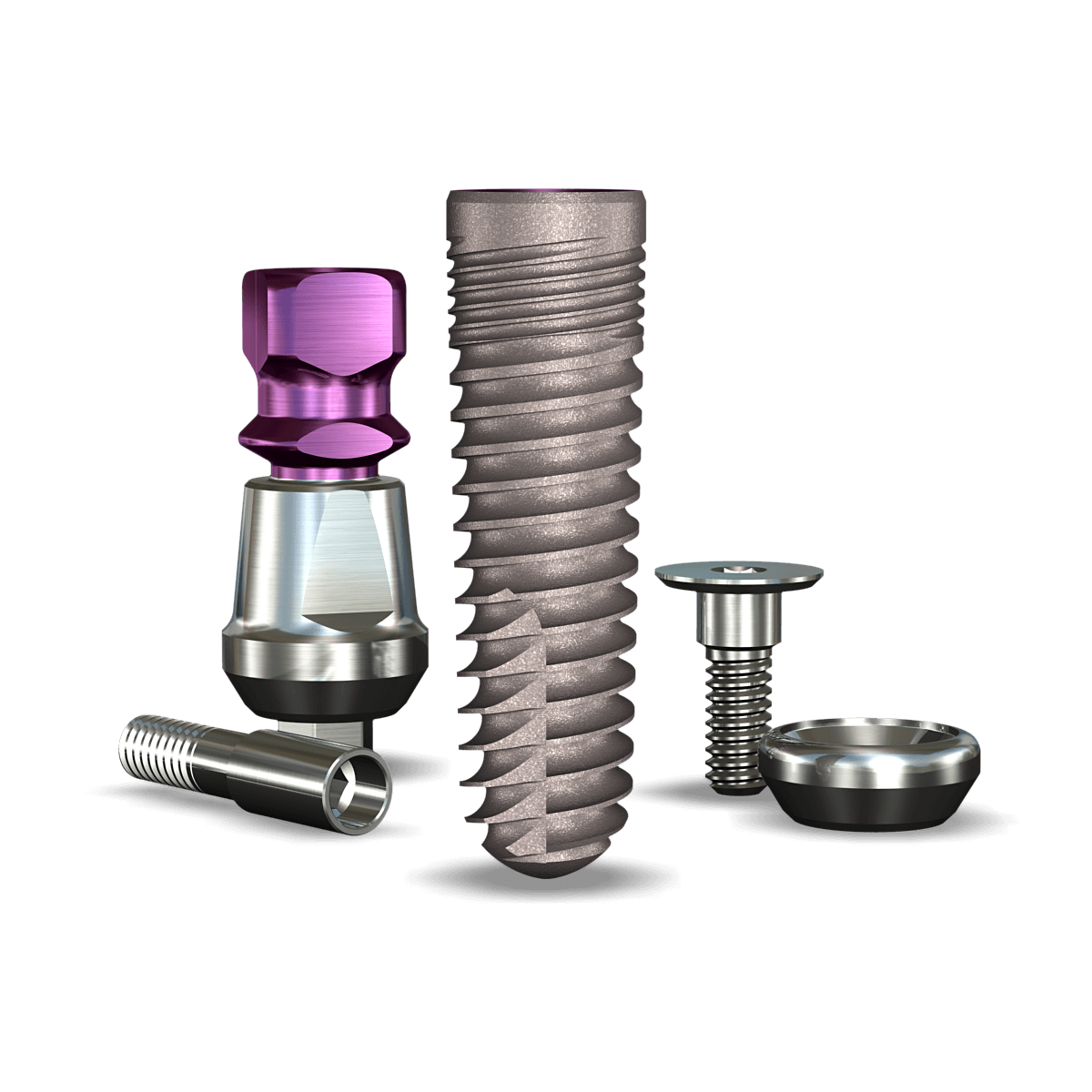 Legacy3™ 4.7mmDx16mmL SBM: 4.5mmD Platform Dental Implant System - 1/Pack