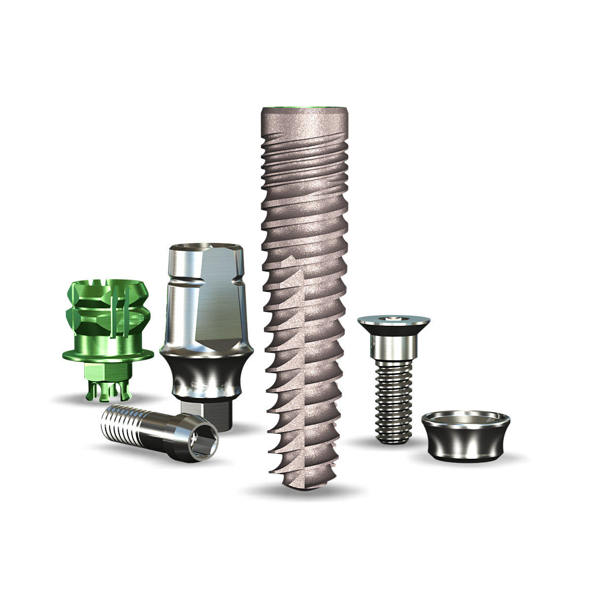 Legacy4™ 3.7mmDx16mmL SBM: 3.5mmD Platform Dental Implant System - 1/Pack