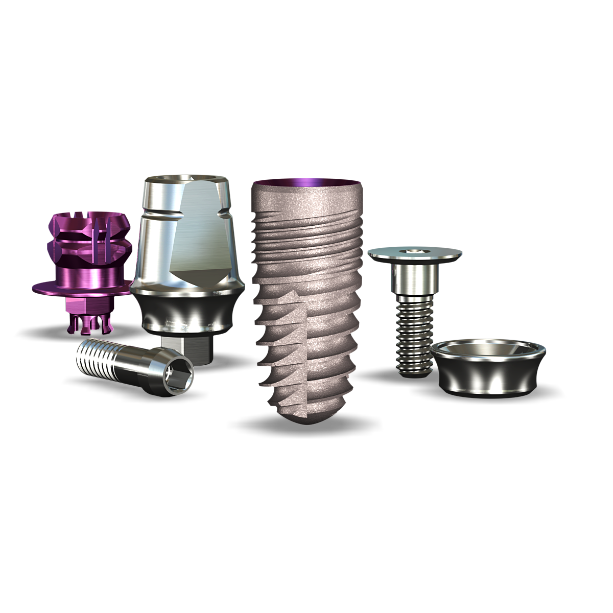Legacy4™ 4.7mmDx10mmL SBM: 4.5mmD Platform Dental Implant System - 1/Pack