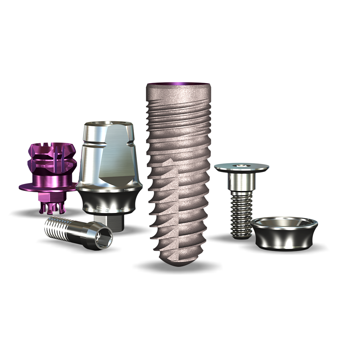 Legacy4™ 4.7mmDx13mmL SBM: 4.5mmD Platform Dental Implant System - 1/Pack