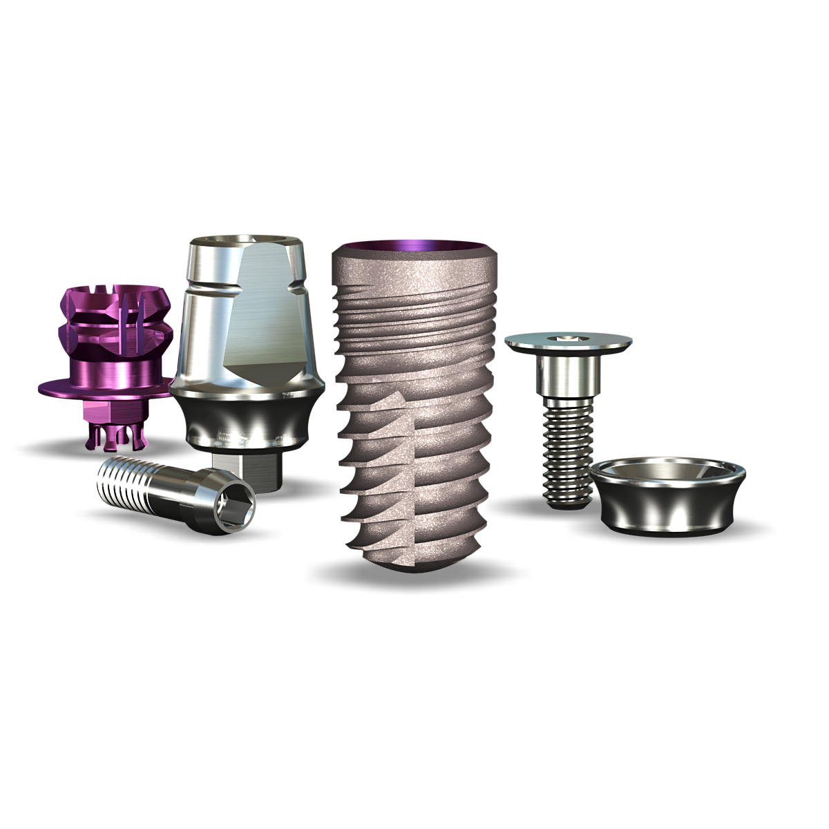 Legacy4™ 5.2mmDx10mmL SBM: 4.5mmD Platform Dental Implant System - 1/Pack
