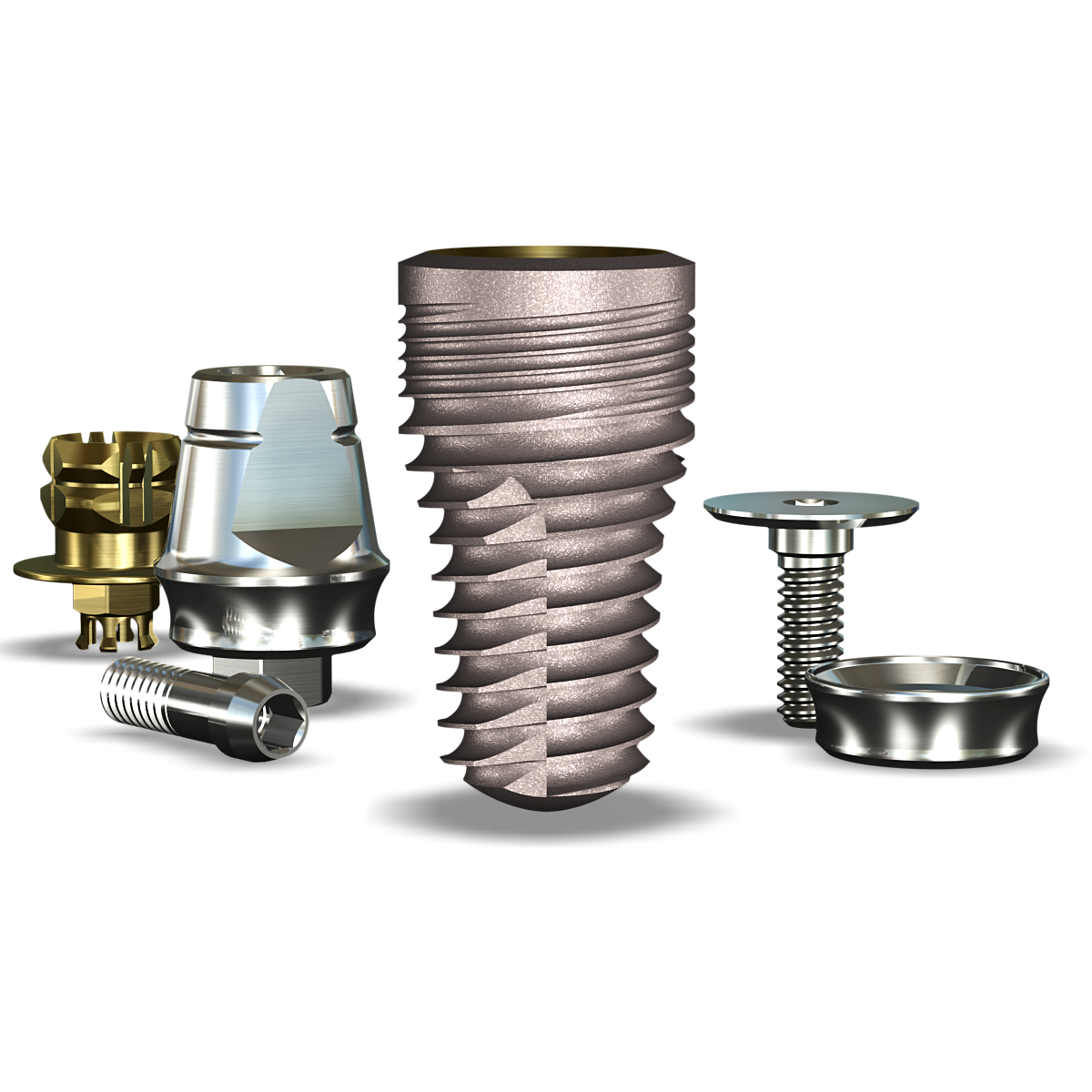Legacy4™ 7mmDx13mmL SBM: 5.7mmD Platform Dental Implant System - 1/Pack