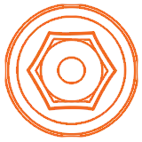 Connical connection icon