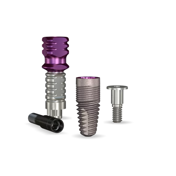 RePlant 3.5mmDx8mmL SBM: 3.5mmD Platform Implant Dental System - 1/Pack