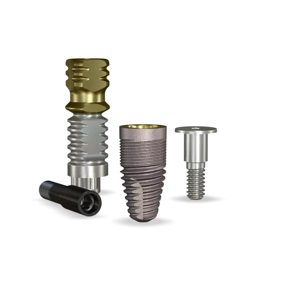 RePlant 4.3mmDx8mmL SBM: 4.3mmD Platform Implant Dental System - 1/Pack