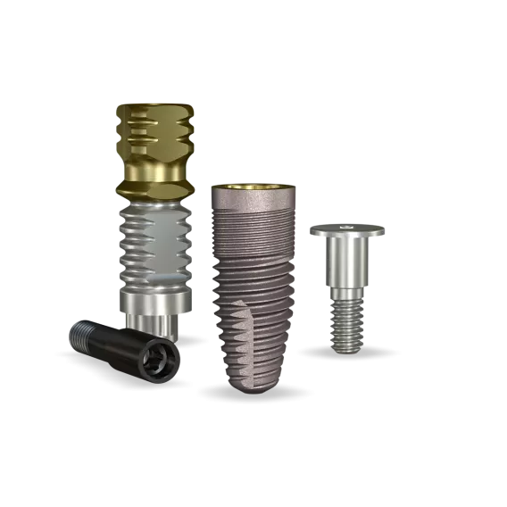 RePlant 4.3mmDx10mmL SBM: 4.3mmD Platform Implant Dental System - 1/Pack