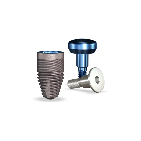 simplyRePlant 5.0mmDx8mmL SBM: 5.0mmD Platform Dental Implant System - 1/Pack