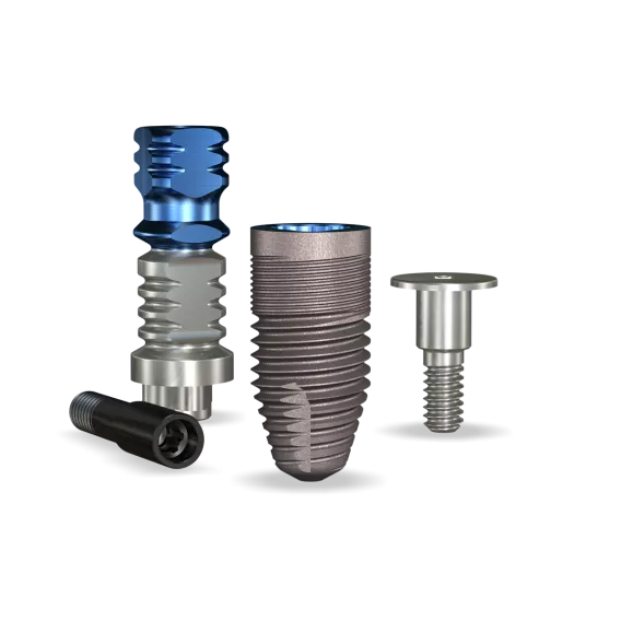 RePlant 5.0mmDx10mmL SBM: 5.0mmD Platform Implant Dental System - 1/Pack