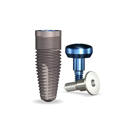 simplyRePlant 5.0mmDx13mmL SBM: 5.0mmD Platform Dental Implant System - 1/Pack