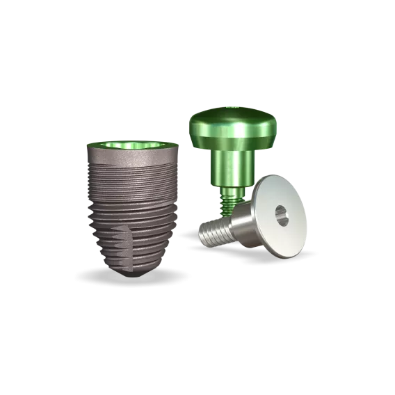 simplyRePlant 6.0mmDx8mmL SBM: 6.0mmD Platform Dental Implant System - 1/Pack