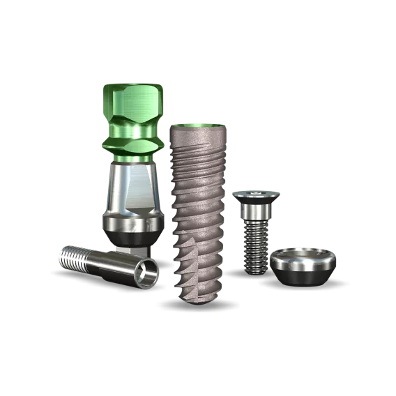 Legacy3™ 3.7mmDx11.5mmL SBM: 3.5mmD Platform Dental Implant System - 1/Pack