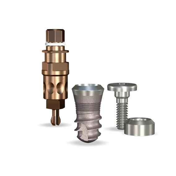 SwishPlus Implant 4.1mmDx6mmL SBM: 4.8mmD Platform Implant Dental System - 1/Pack