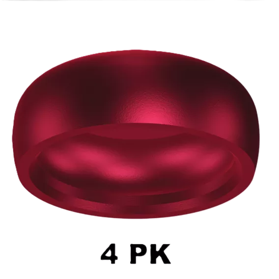 LOCATOR Extended Range Replacement Male, Extra Light Retention (1.0 lb), Red (4 Pcs.)