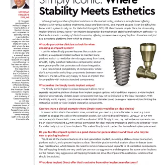 Simply Iconic: Where Stability Meets Esthetics