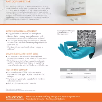 OsteoPlug Flyer